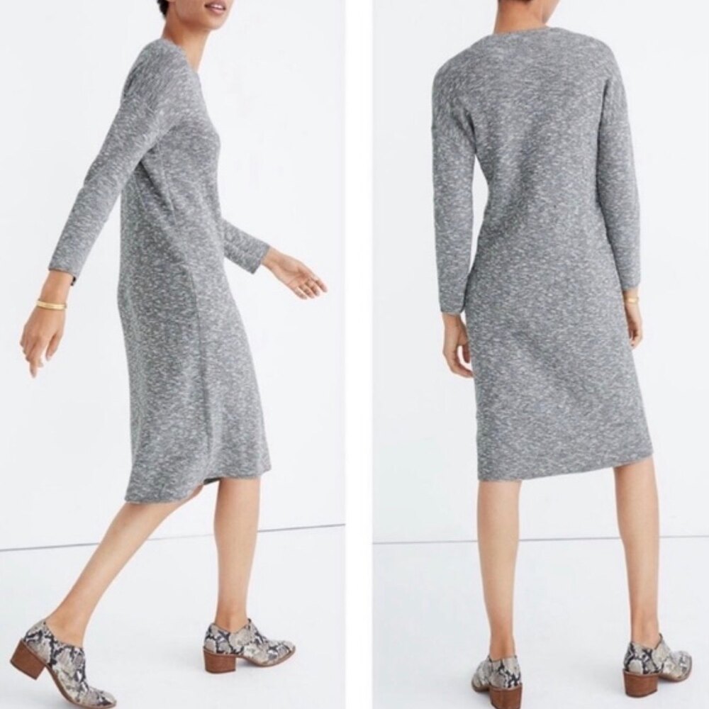 MADEWELL Women's Sweater Dress Size Small S Midi Length Winter Fall Warm Dress